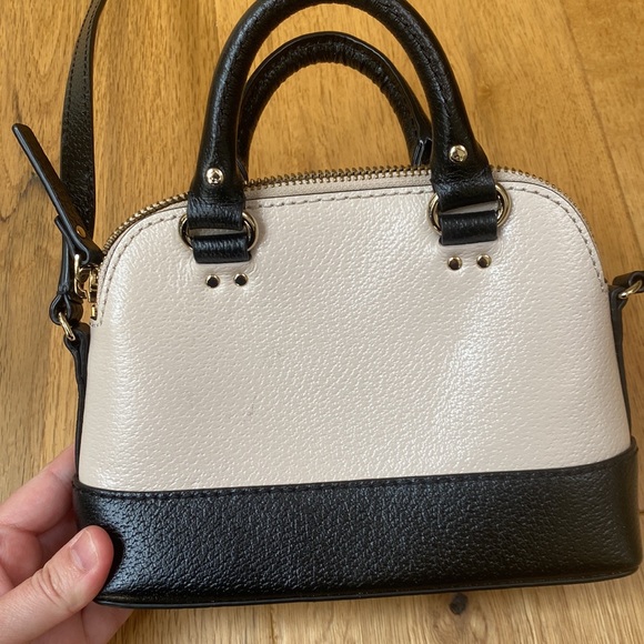 Kate Spade Cream & Black Mini Crossbody - Picture 3 of 7